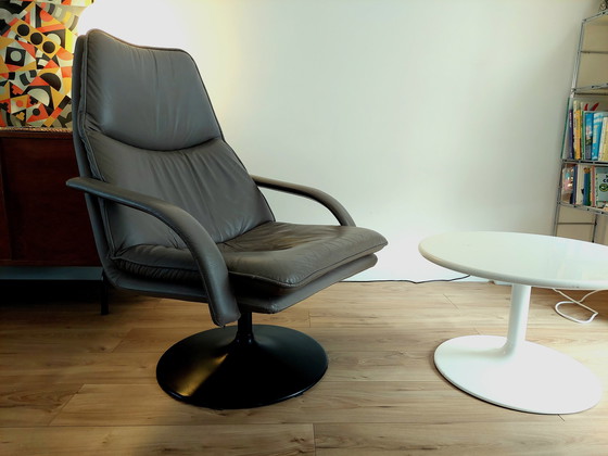 Image 1 of Sillón de cuero de los años 60