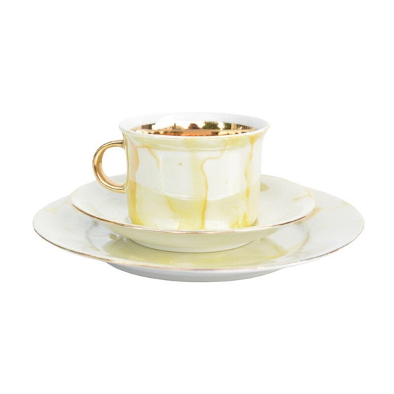 Image 1 of Vintage marble breakfast service for by Zakłady Porcelany Stołowej "Wawel", Poland 1970