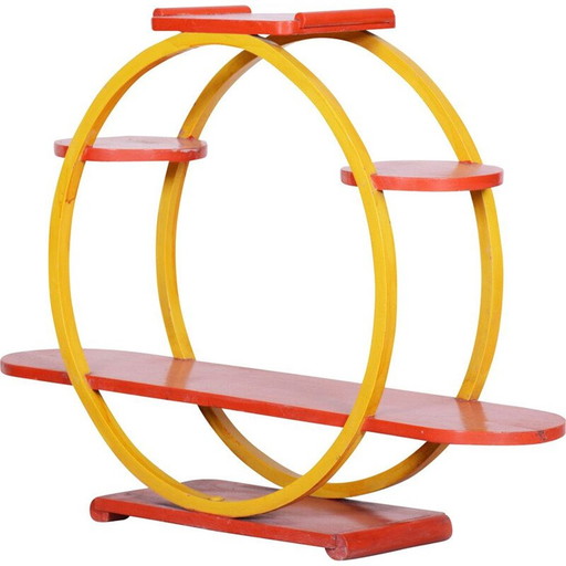 Jardinera de madera vintage, checa, 1940