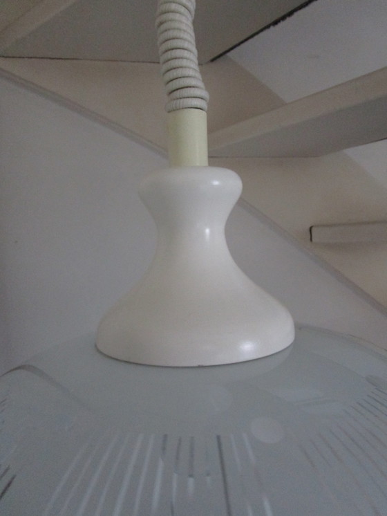 Image 1 of Space Age Glass Pendant Lamp 70s