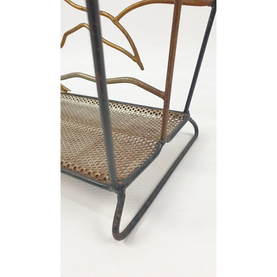 Image 1 of Portariviste vintage in metallo con pesce, Francia 1950