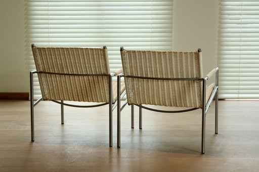 2X Sz01 Armchairs By Martin Visser For 'T Spectrum