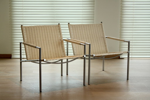 2X Sz01 Armchairs By Martin Visser For 'T Spectrum