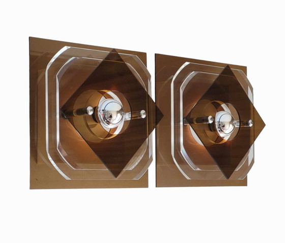 Image 1 of 2x Herda sconces