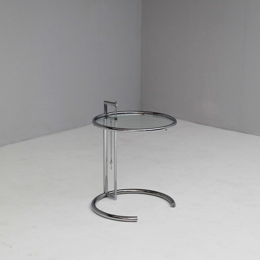 E1027 Adjustable Side Table By Eileen Grey, 1990S