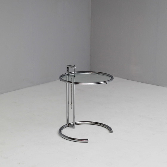 Image 1 of E1027 Adjustable Side Table By Eileen Grey, 1990S