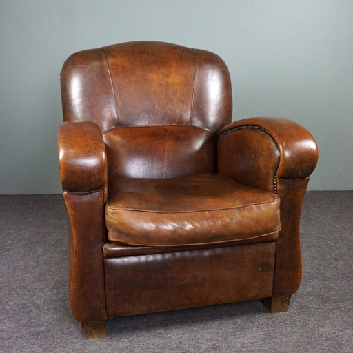 Fauteuil en peau de mouton