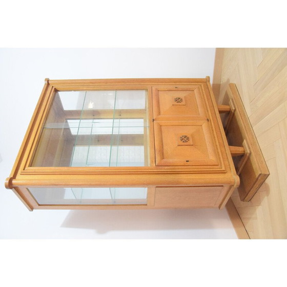Image 1 of Vintage bookcase and light oak by Gaston Poisson, 1930
