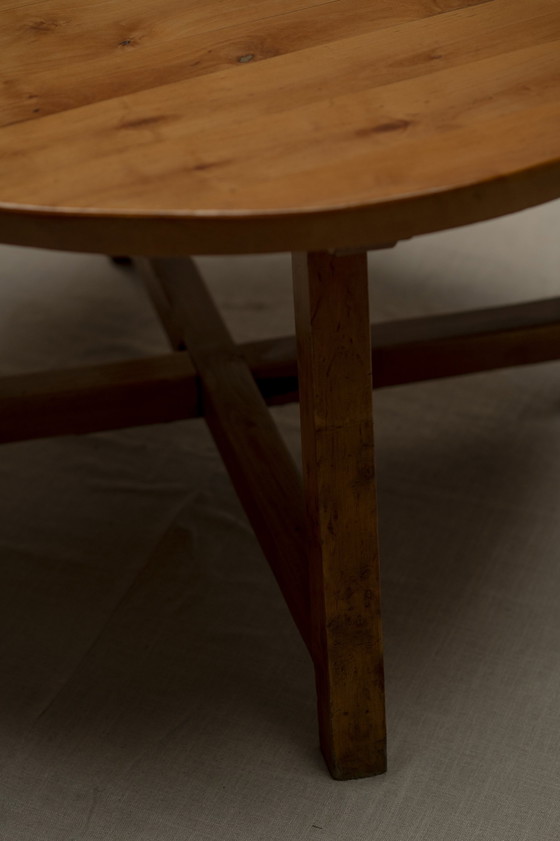 Image 1 of French Dining Table, Elmwood 1960S