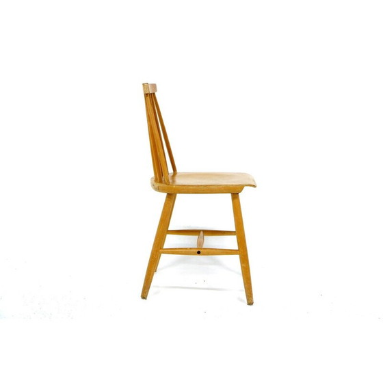 Image 1 of Vintage oakwood chair "Pinnstol", Sweden 1960s