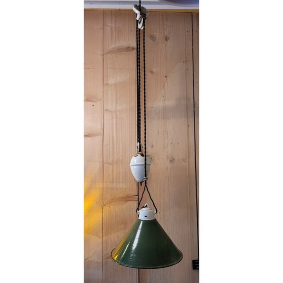 Image 1 of Vintage pendant lamp "rise and fall"