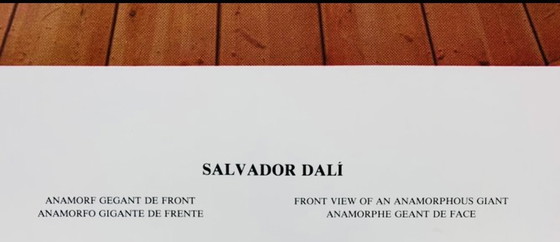 Image 1 of Salvador Dalí: "Front View of an Anamorphous Giant"