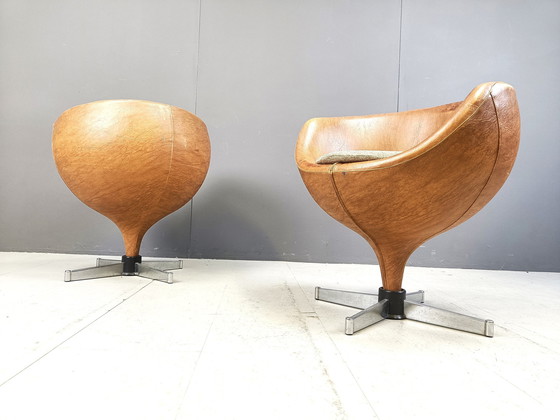 Image 1 of Set Of 4 Luna Lounge Chairs By Pierre Guariche For Meurop, 1960S 