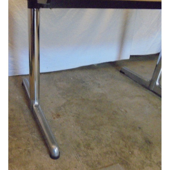 Image 1 of Vintage melamine wood table, Italy 1980s