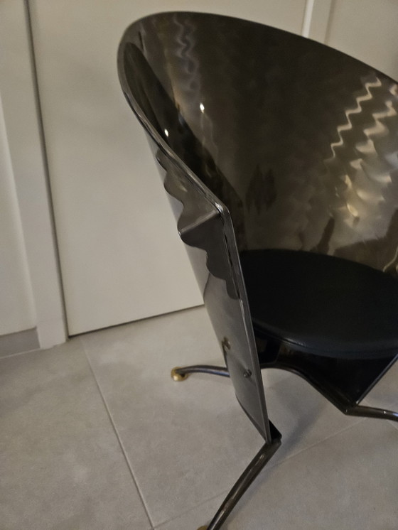 Image 1 of Vintage French Post-Modern Design Chair From The 1980s