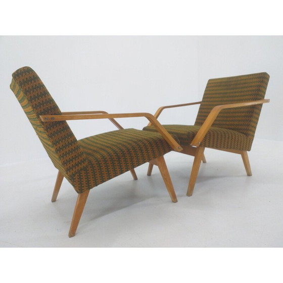 Image 1 of Pair of vintage armchairs by Ton, 1970