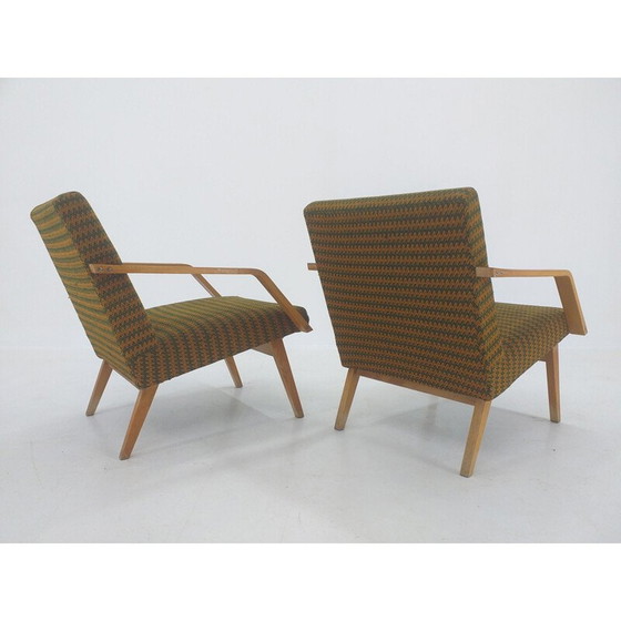 Image 1 of Pair of vintage armchairs by Ton, 1970