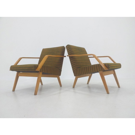 Image 1 of Pair of vintage armchairs by Ton, 1970