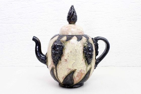 Image 1 of Handmade earthenware teapot by Sylvain Hublet