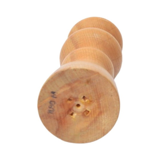 Image 1 of Candeliere vintage in legno e ottone, Danimarca 1970