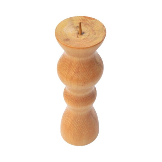 Image 1 of Candeliere vintage in legno e ottone, Danimarca 1970