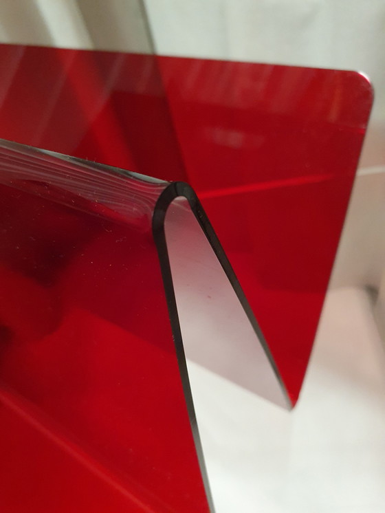 Image 1 of Porta giornali vintage in plexiglass