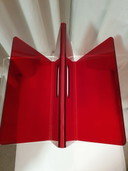 Porte-revues vintage en plexiglas