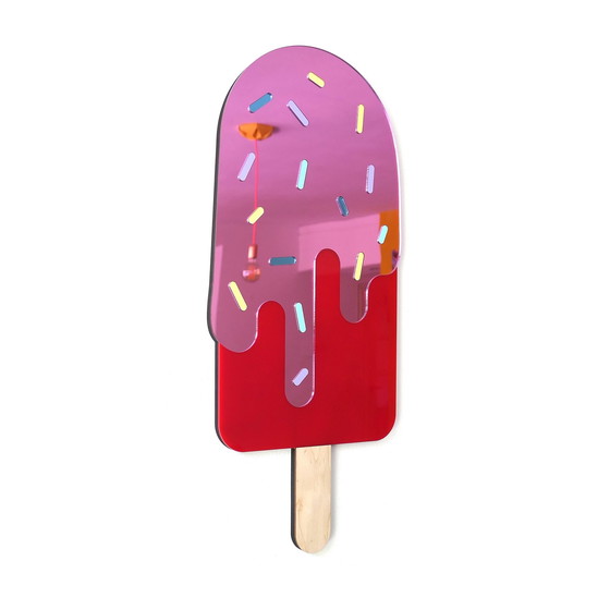 Image 1 of Mirror ice cream cone pink