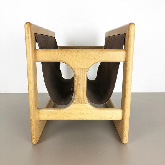 Image 1 of Portariviste vintage in rovere massello di Salin Mobler, Danimarca, 1970