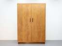 Vintage closet 2 door oak Rosewood