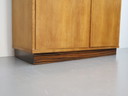 Vintage closet 2 door oak Rosewood