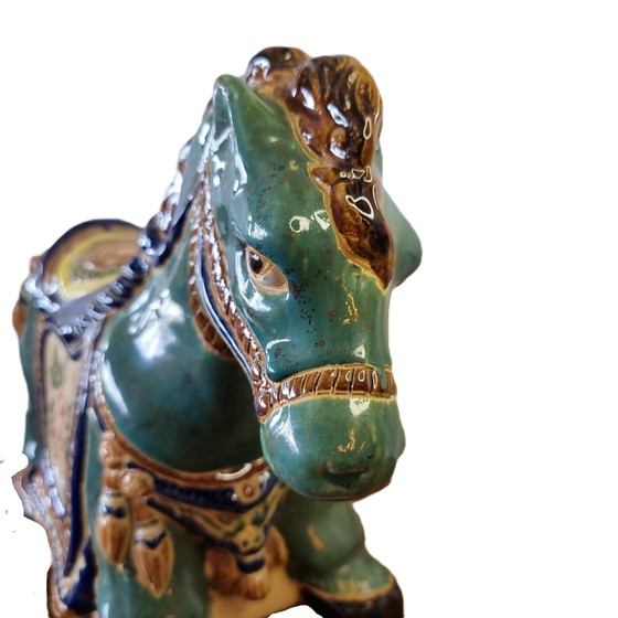 Image 1 of Chinese ceramic horse from the 1950s