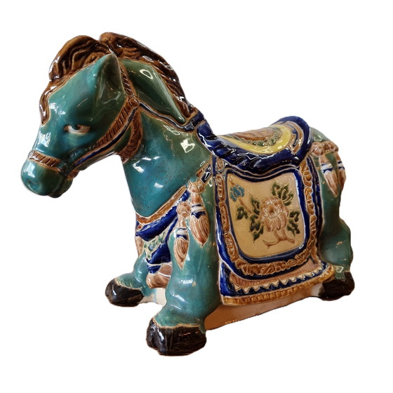 Image 1 of Chinese ceramic horse from the 1950s