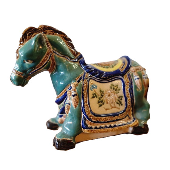 Image 1 of Chinese ceramic horse from the 1950s