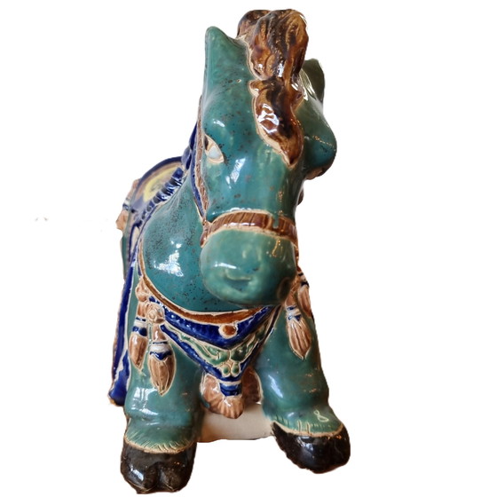 Image 1 of Chinese ceramic horse from the 1950s