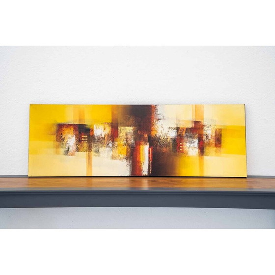 Image 1 of Dipinto acrilico vintage su tela, Italia 2000