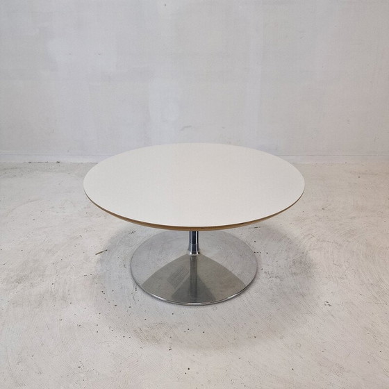Image 1 of Vintage "Circle" coffee table in wood and metal by Pierre Paulin for Artifort, 1960