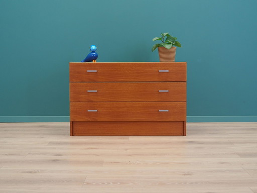 Teak Chest Of Drawers, Danish Design, 1990S, Production: Denmark