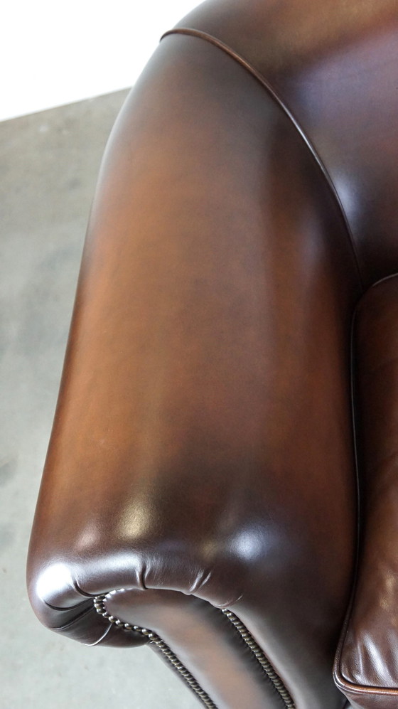 Image 1 of Smooth chesterfield sofa from Springvale