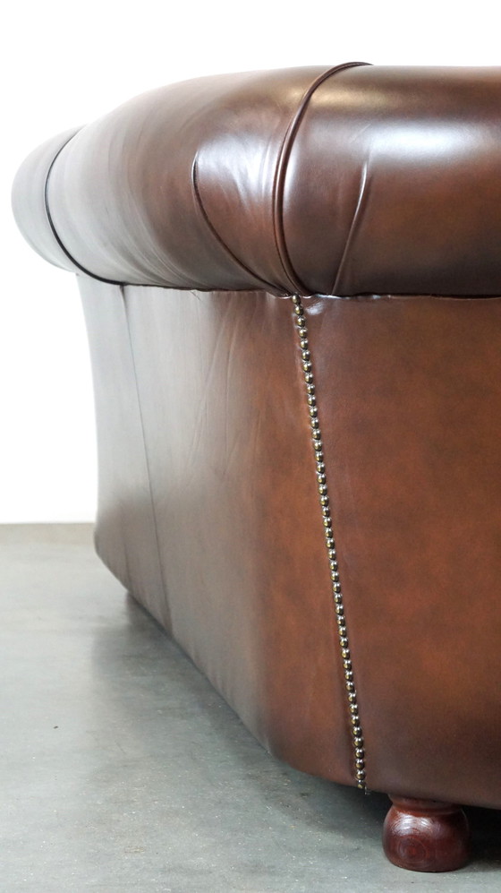 Image 1 of Smooth chesterfield sofa from Springvale