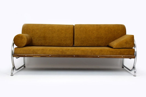 Hynek Gottwald Tubular Chrome & Steel Sofa