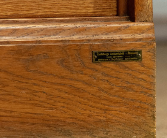 Image 1 of Vintage Oak Drawers/Archive Cabinet