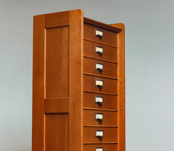 Image 1 of Vintage Oak Drawers/Archive Cabinet