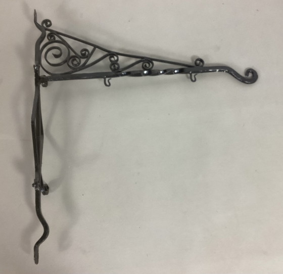 Image 1 of Art Nouveau Sign Holder Metal Art Nouveau.