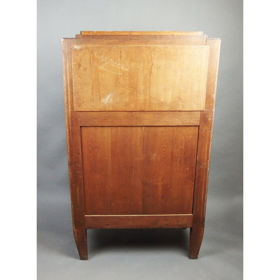 Image 1 of Vintage art deco burr wood display case by André Arbus, France 1930