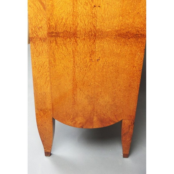 Image 1 of Vintage art deco burr wood display case by André Arbus, France 1930