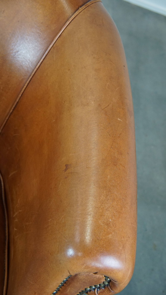 Image 1 of 2 X Sheep leather club chair