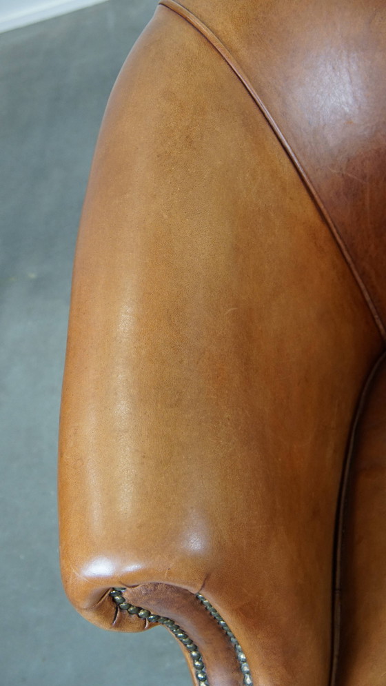 Image 1 of 2 X Sheep leather club chair