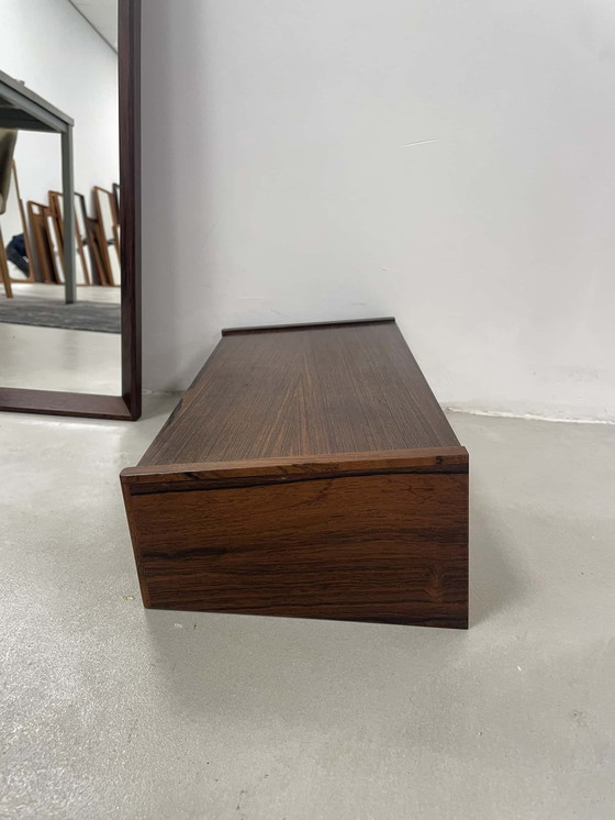 Image 1 of Mirror with wall cabinet in rosewood