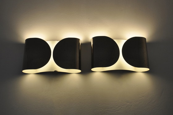 Image 1 of Chrome Foglio Sconces by Tobia & Afra Scarpa for Flos, 1960s, set of 2